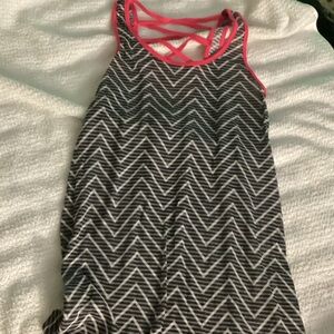 OP Black and Pink Swim Coverup - Vintage EUC!